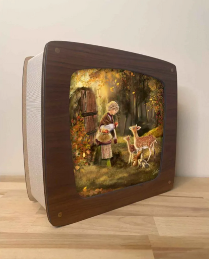 Kaart om in de Magische Lamp te plaatsen - Illustratrice Esther Iris - Deer Delight