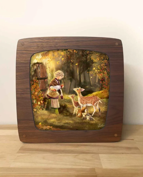Kaart om in de Magische Lamp te plaatsen - Illustratrice Esther Iris - Deer Delight
