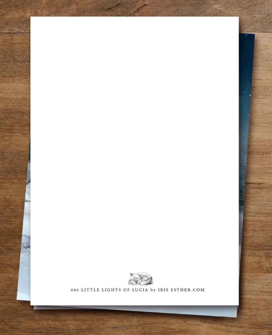 Ansichtkaart - Esther Iris - Little lights of Lucia