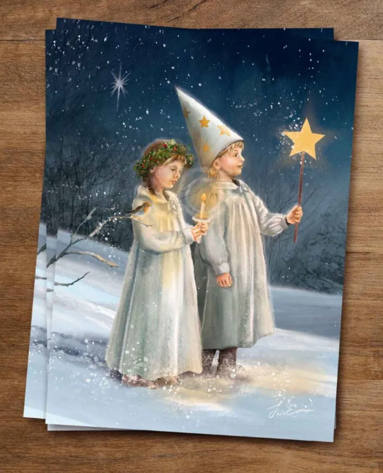 Ansichtkaart - Esther Iris - Little lights of Lucia