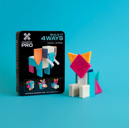 CONNETIX PRO Animaux à construire - 30 pièces