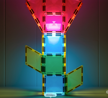 Connetix Light Rocket - Lichtraket magnetisch speelgoed - 30 stuks