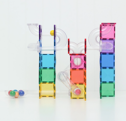 Connetix Tegels Knikkerbaan Bright Colors - Set van 114 