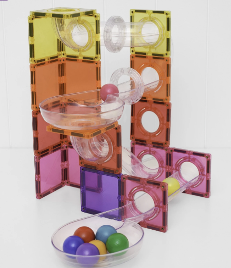 Connetix Tegels Knikkerbaan Bright Colors - Set van 114 