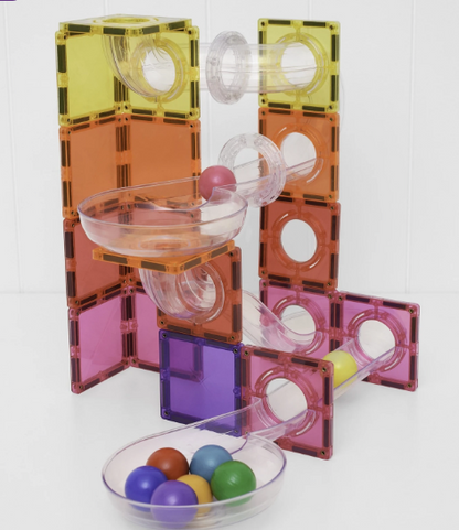 Connetix Tegels Knikkerbaan Bright Colors - Set van 114 