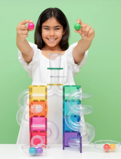Connetix Tegels Knikkerbaan Bright Colors - Set van 114 
