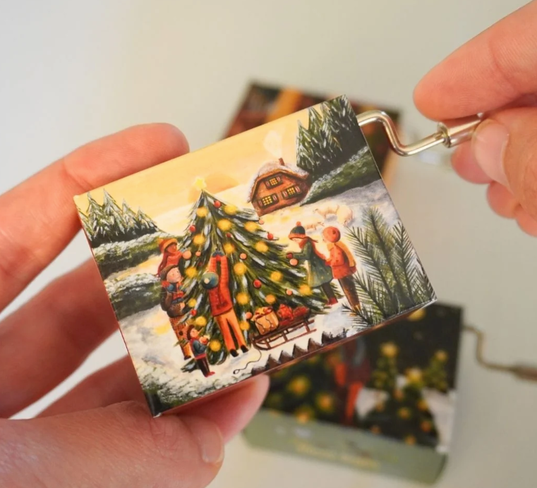 E. Bennink Mini-speeldoosje met slinger - Jingle Bells