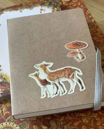 Stickerblad Autumn Stories - Illustratrice Esther Iris