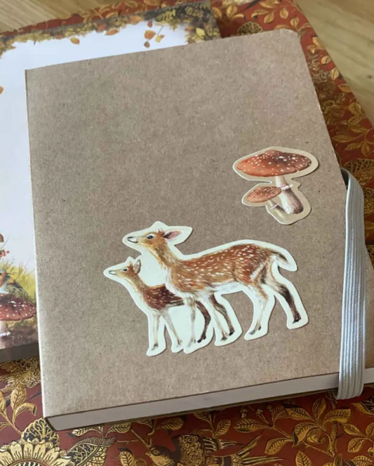 Stickerblad Autumn Stories - Illustratrice Esther Iris