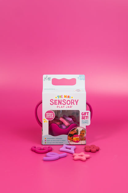Glo Pals Mini Bouteille sensorielle Rose avec Fillers
