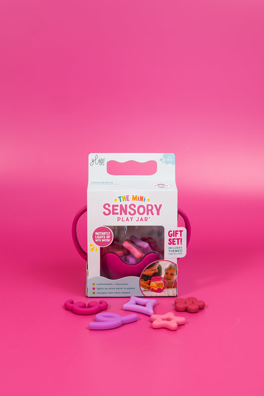 Glo Pals Mini Bouteille sensorielle Rose avec Fillers