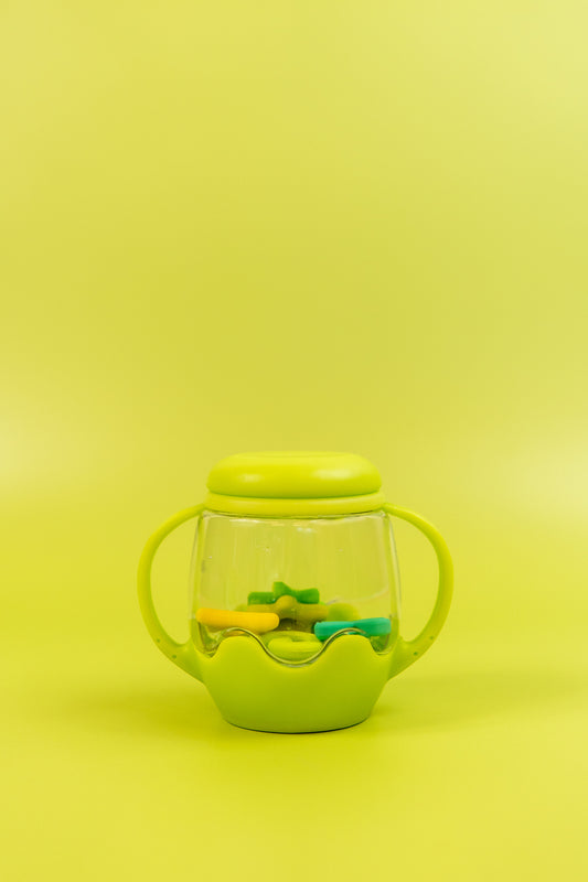 Glo Pals Mini Bouteille sensorielle Vert avec Fillers