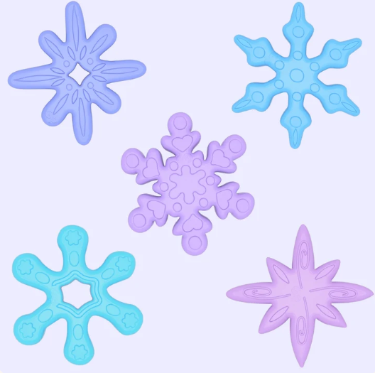 Glo Pals Mini Bouteille sensorielle Winter avec Fillers