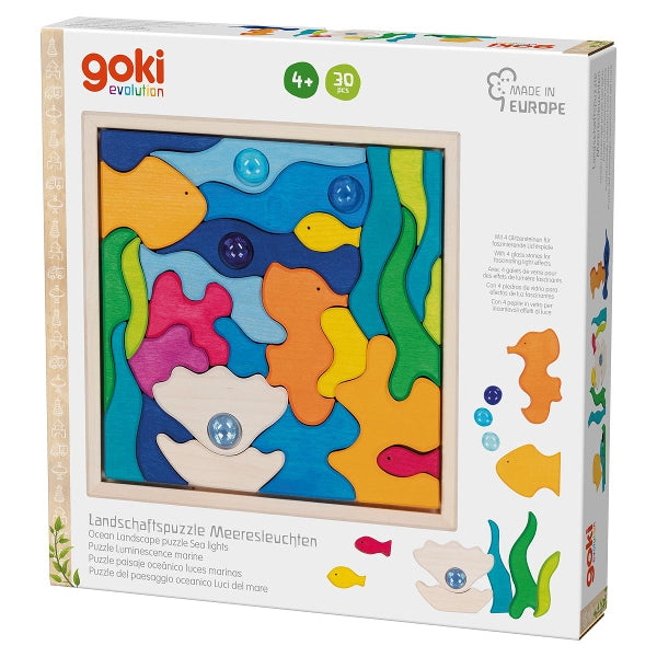 Goki Evolutie Puzzel en Bouwspel Marine Licht