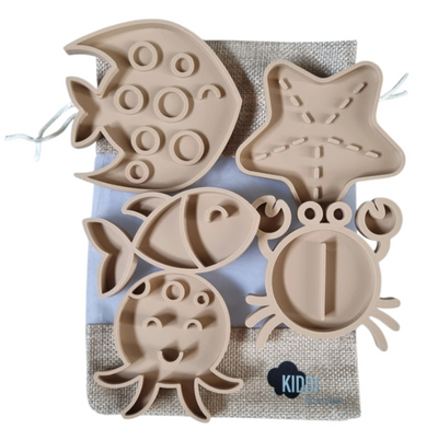 Kiddi Mini Vormpjes - Oceaan Set van 5