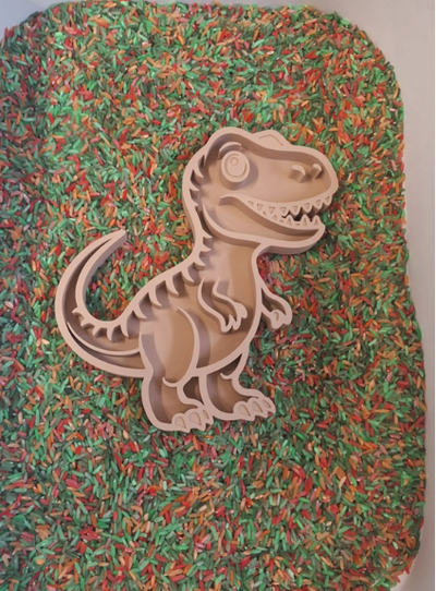 Kiddi Vulvorm sensorisch speelgoed - Dino