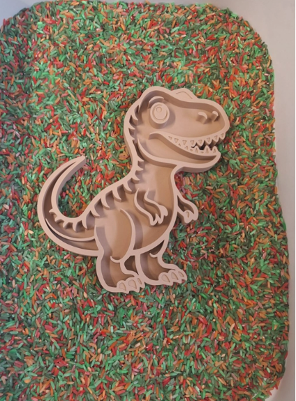 Kiddi Vulvorm sensorisch speelgoed - Dino