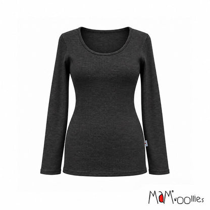 MaM T-shirt Dames lange mouwen van wol - Verschillende kleuren