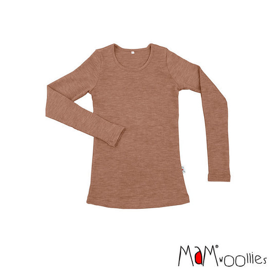 MaM T-shirt Dames lange mouwen van wol - Verschillende kleuren