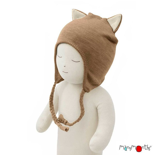 MANYMONTHS Kitty Beanie Muts van wol - diverse kleuren