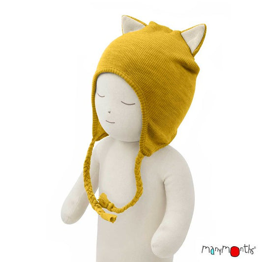 MANYMONTHS Kitty Beanie Muts van wol - diverse kleuren