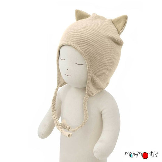 MANYMONTHS Kitty Beanie Muts van wol - diverse kleuren