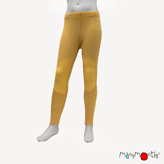MANYMONTHS Uniseks Legging met Kniestukken van Wol - diverse kleuren