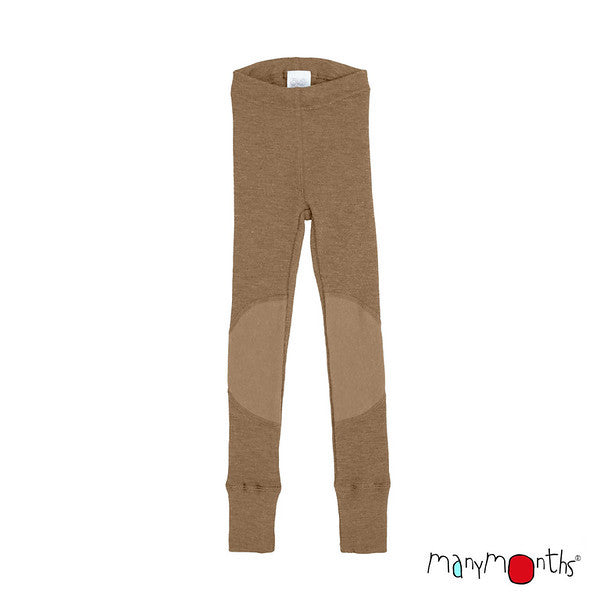 MANYMONTHS Uniseks Legging met Kniestukken van Wol - diverse kleuren
