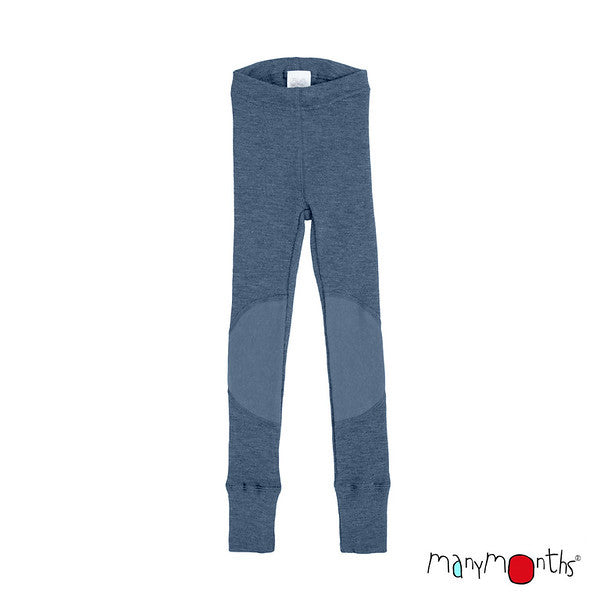 MANYMONTHS Uniseks Legging met Kniestukken van Wol - diverse kleuren