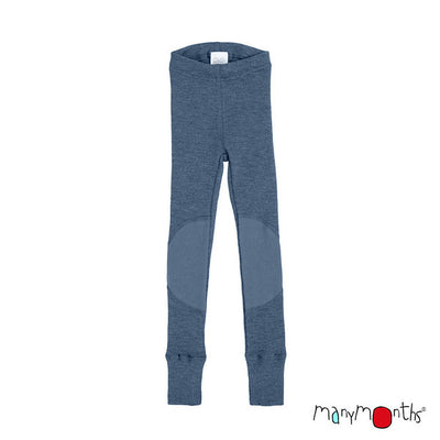 MANYMONTHS Uniseks Legging met Kniestukken van Wol - diverse kleuren