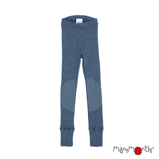 MANYMONTHS Uniseks Legging met Kniestukken van Wol - diverse kleuren