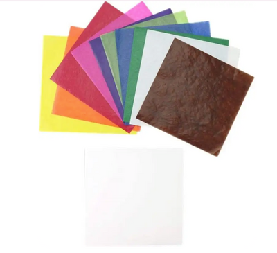 Mercurius glas-in-loodpapier 16x16 cm - 11 kleuren - 100 vellen