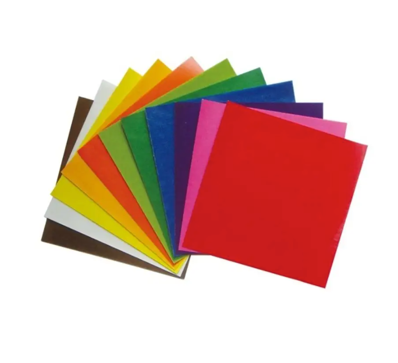 Mercurius Papier Vitrail 22x22 cm - 11 couleurs - 100 Feuilles
