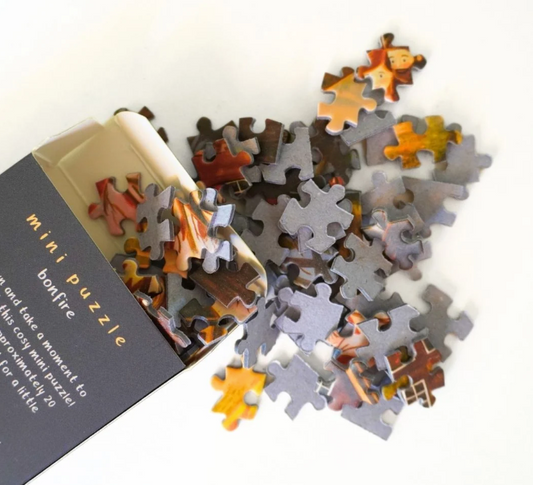 Mini puzzel Cosy Christmas - 99 stukjes Illustratrice E. Bennink