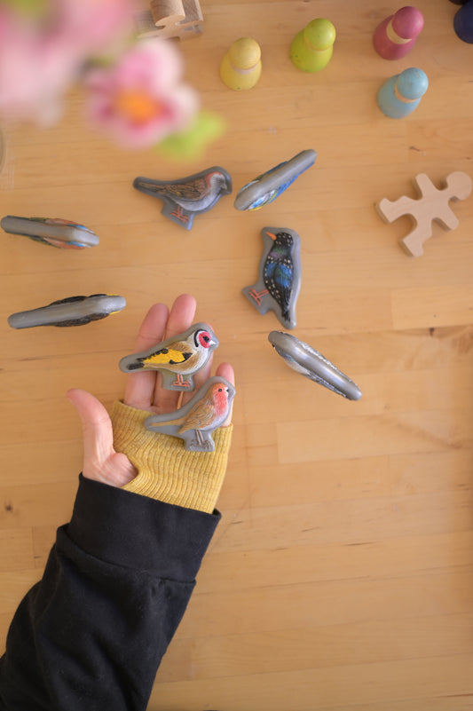 Vogels Sensorische Stenen Set van 8 Yellow Door