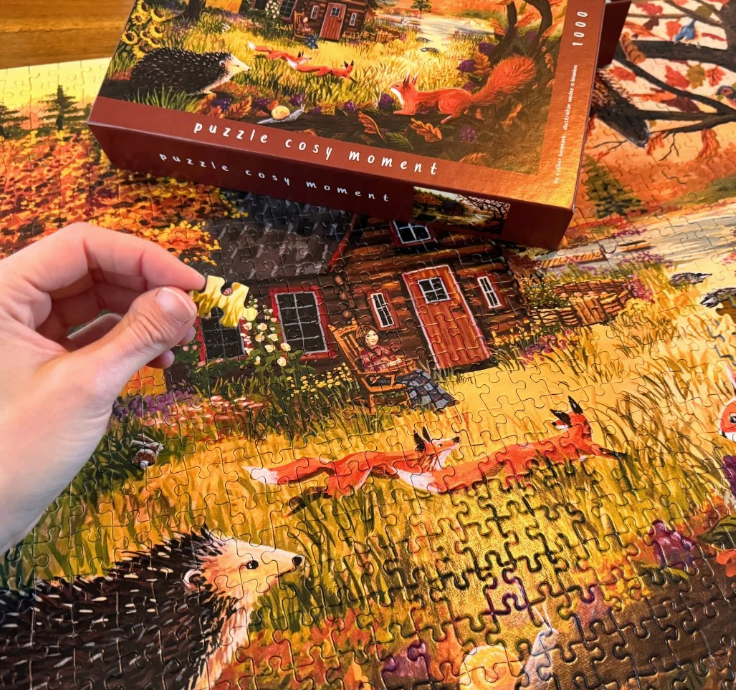 Puzzel Cosy Moment - 1000 stukjes Illustratrice E. Bennink
