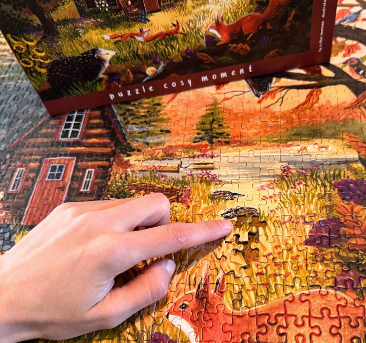 Puzzel Cosy Moment - 1000 stukjes Illustratrice E. Bennink