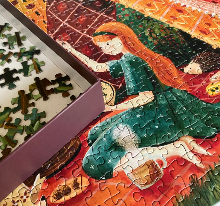 Puzzel Secret Garden - 1000 stukjes Illustratrice E. Bennink