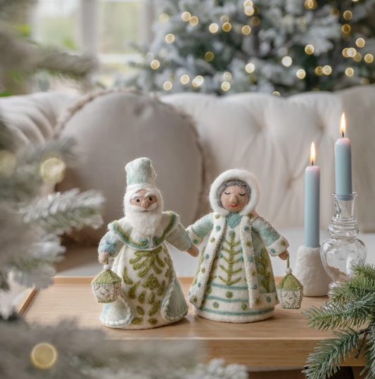 Winterkoningin decoratie van wolvilt - Sjaal met Verhaal