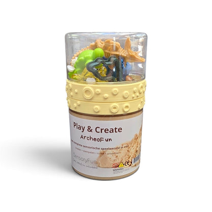 Sensoryfun Play & Create ArcheoFun - Complete set magisch zand en accessoires