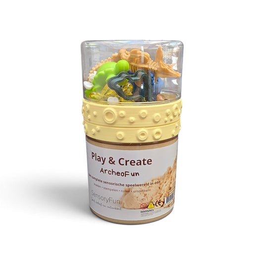 Sensoryfun Play & Create ArcheoFun - Complete set magisch zand en accessoires