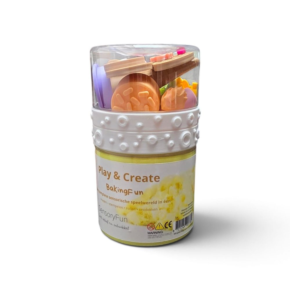 Sensoryfun Play & Create BakingFun - Complete set magisch zand en accessoires