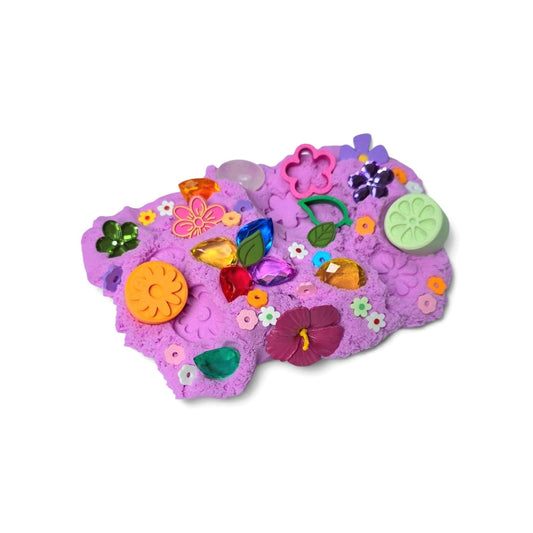 Sensoryfun Play & Create Flowerfun - Complete set met magisch zand en accessoires