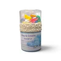 Sensoryfun Play & Create Spacefun - Complete set magisch zand en accessoires