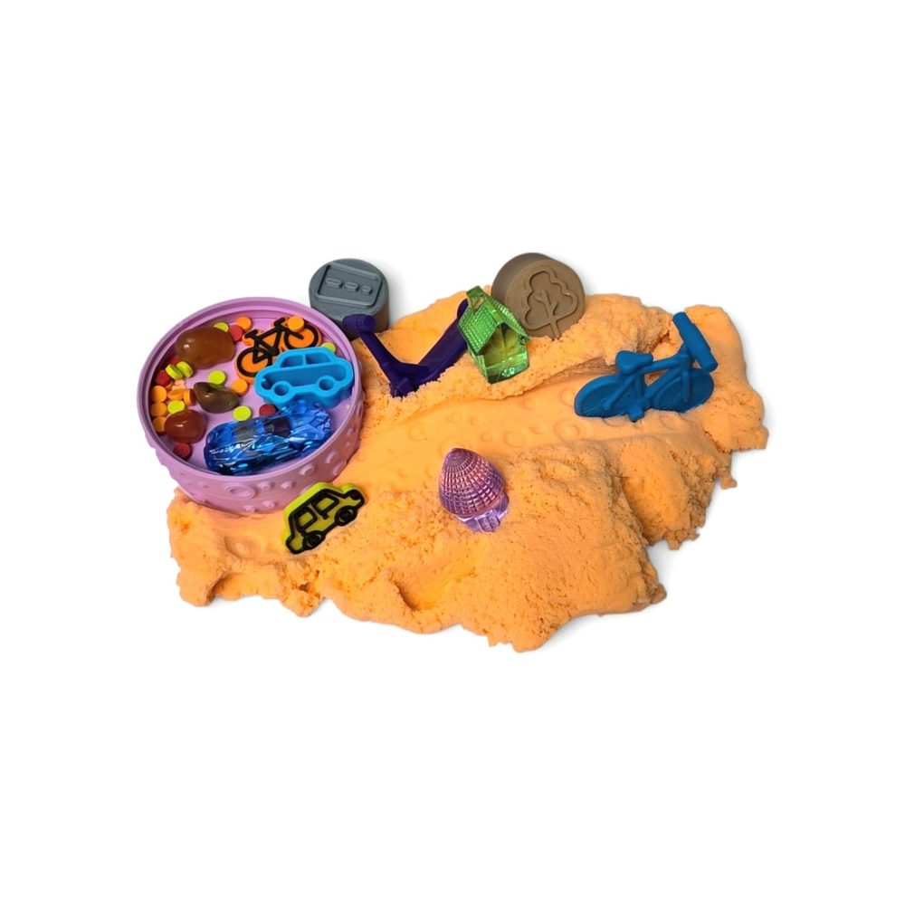 Sensoryfun Play & Create Streetfun - Complete set magisch zand en accessoires