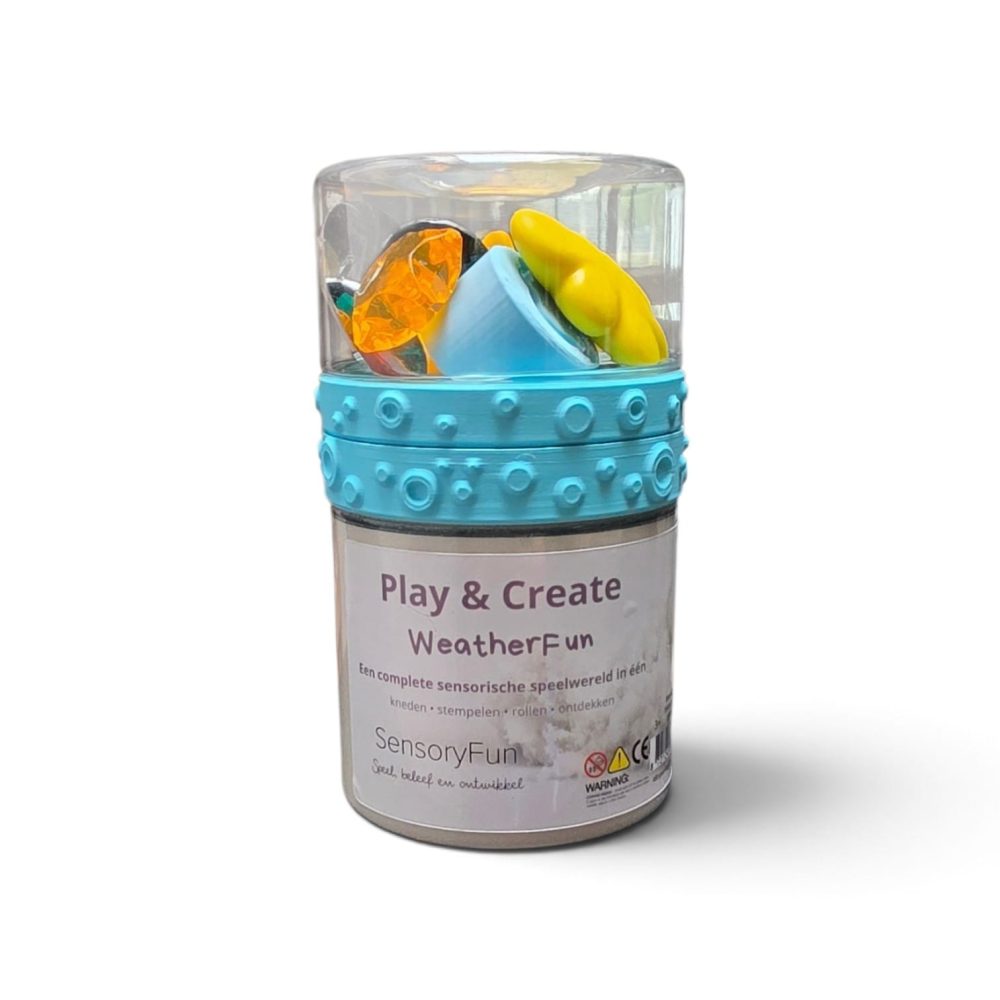 Sensoryfun Play & Create Weatherfun - Complete set met magisch zand en accessoires