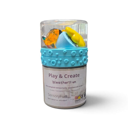 Sensoryfun Play & Create Weatherfun - Complete set met magisch zand en accessoires