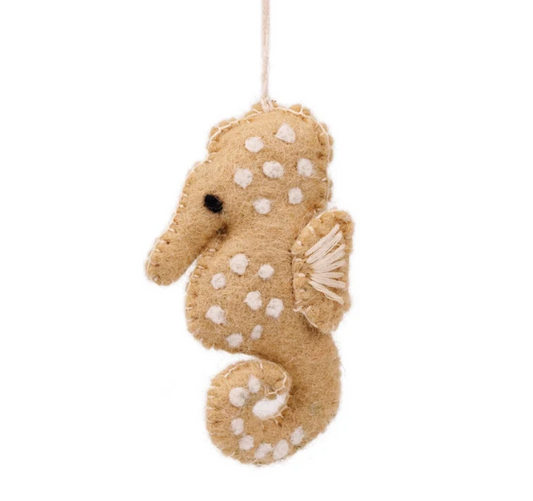 Vilten hangers van wol - De oceaan