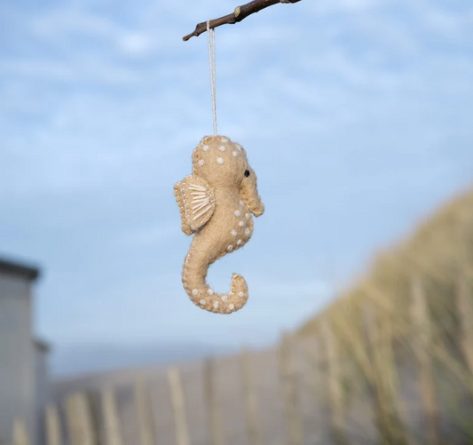 Vilten hangers van wol - De oceaan