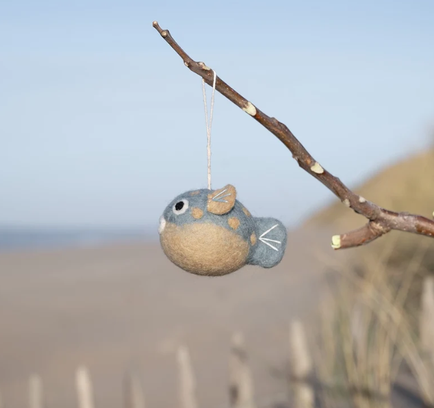 Vilten hangers van wol - De oceaan